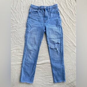 Madewell “perfect vintage” jeans, skinny fit size 27 high rise